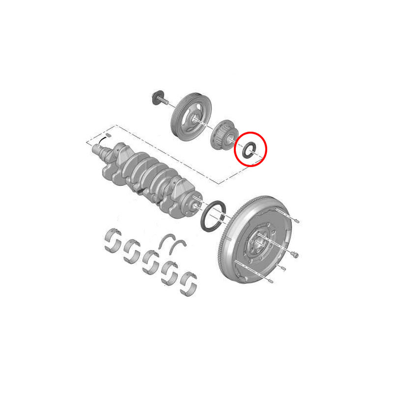 PEUGEOT  Crankshaft Seal Timing End 0514C8