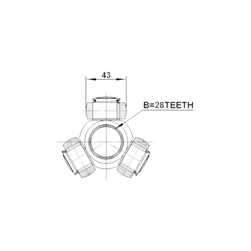 VOLVO / FORD Tripod Joint FEBEST 2116-CA220
