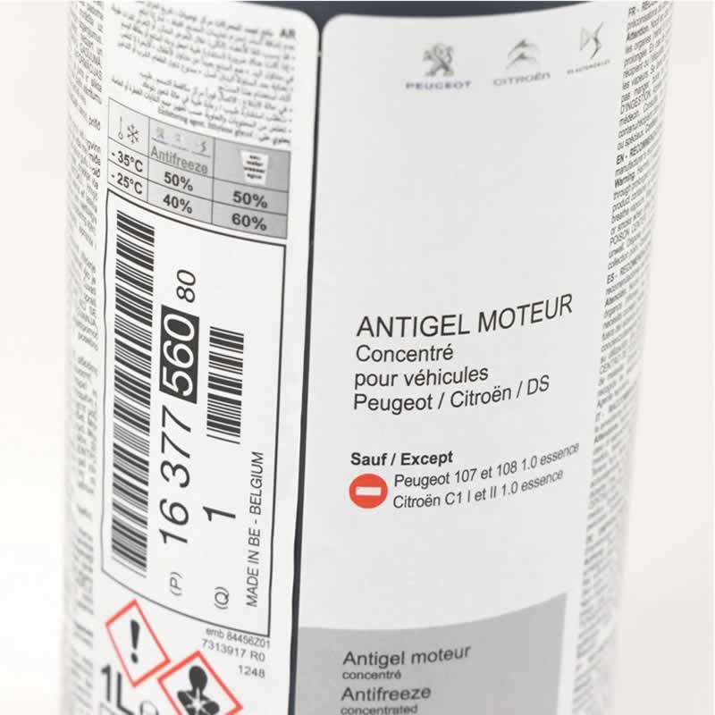 PEUGEOT GENUINE COOLANT