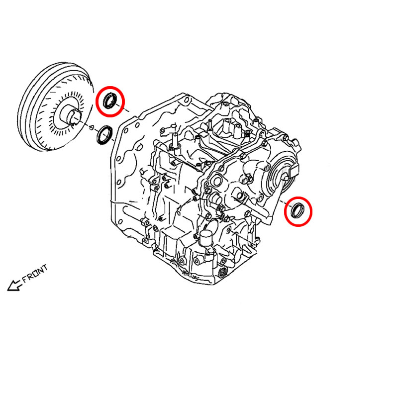 NISSAN Shaft Seal 383428E000 image 3