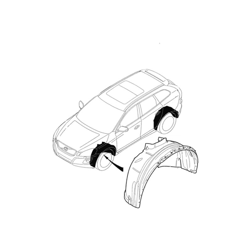 VOLVO XC60 Front LH Stone Guards 31407824