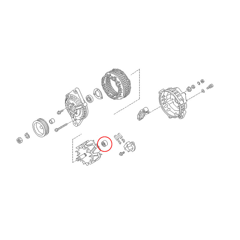 Alternator Bearing NSK B885T12DDNCXMC3E