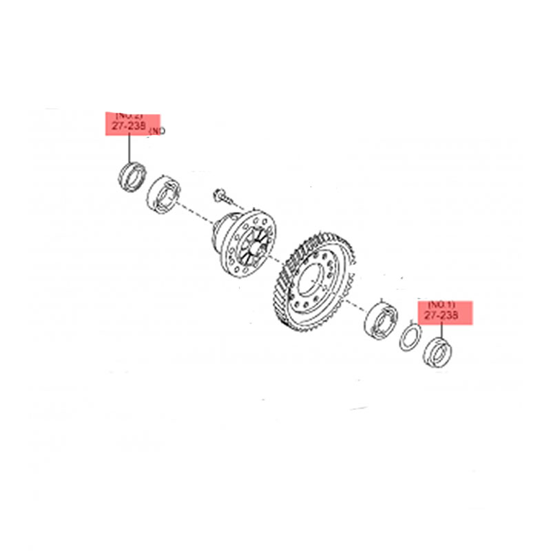 MAZDA GENUINE Transmission Shaft Seal FZ0227238