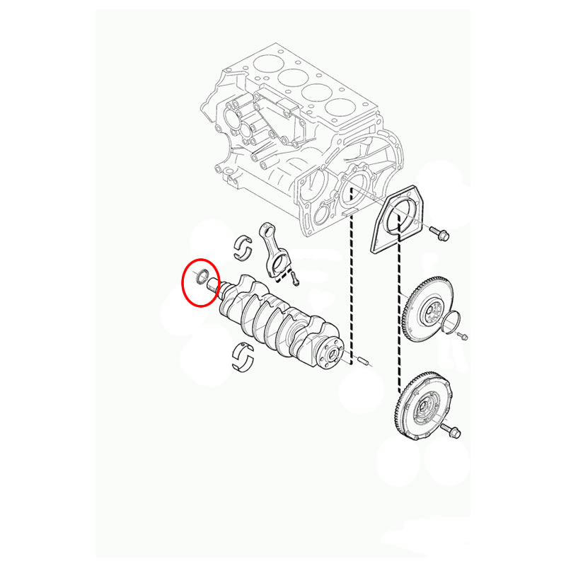 VOLVO / FORD Crankshaft Seal, Timing End CORTECO 15510081B