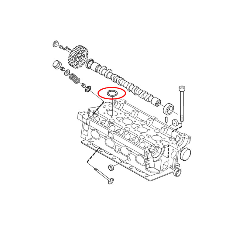 VOLVO Spark Plug Seal Rings 1397525