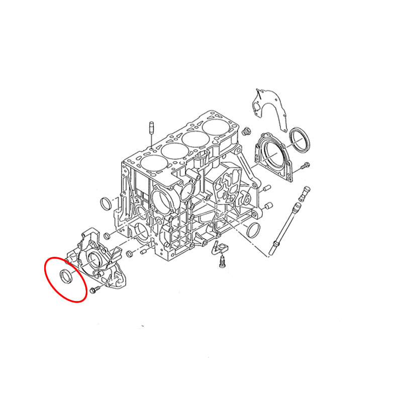AUDI / VW Crankshaft Seal, Timing End 038103085E