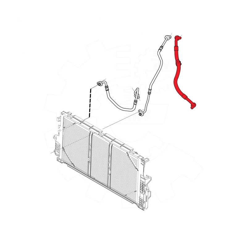 Volvo A/C Refrigerant Suction Hose 32226736