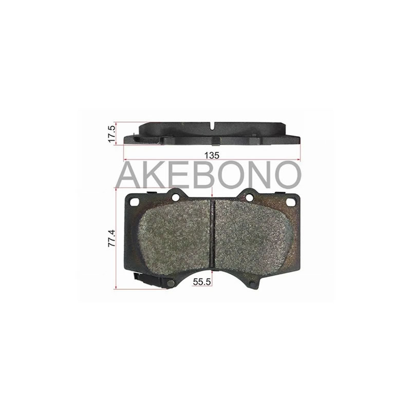 TOYOTA / LEXUS Front Brake pads Set AKEBONO AN690WK