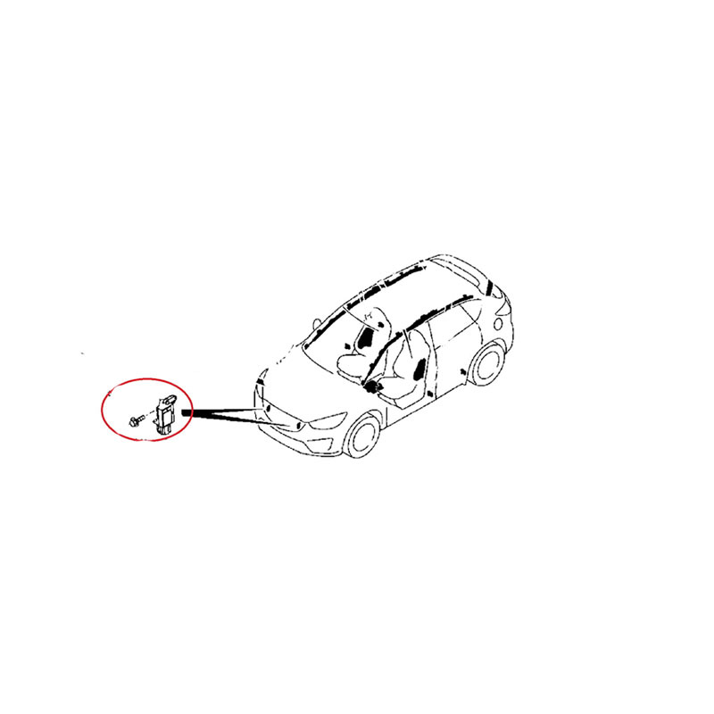 MAZDA Air Bag Impact Sensor (Front) KD4557K1XA