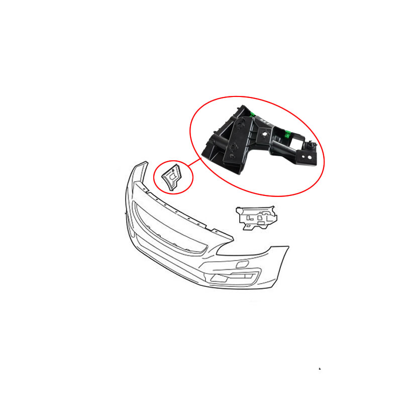 VOLVO S60 / V60 Front Bumper Slider RH 31425464