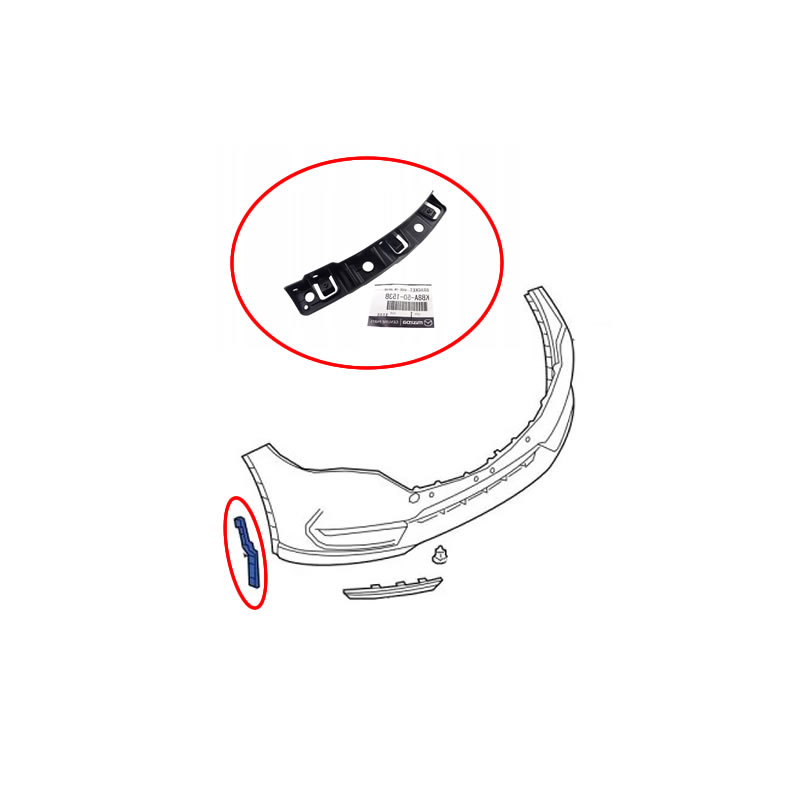 MAZDA CX-5 (KF) Front Bumper slide Bracket RH KB8A50153B