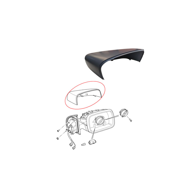 LAND ROVER Side Mirror Housing Cover RH LR019961