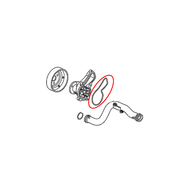 HONDA CR-V / ACCORD / STEPWGN Water Pump Gasket 19222RNAA00