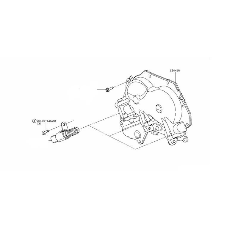 NISSAN Control Valve, Camshaft Adjustment, INA 237963JV0A