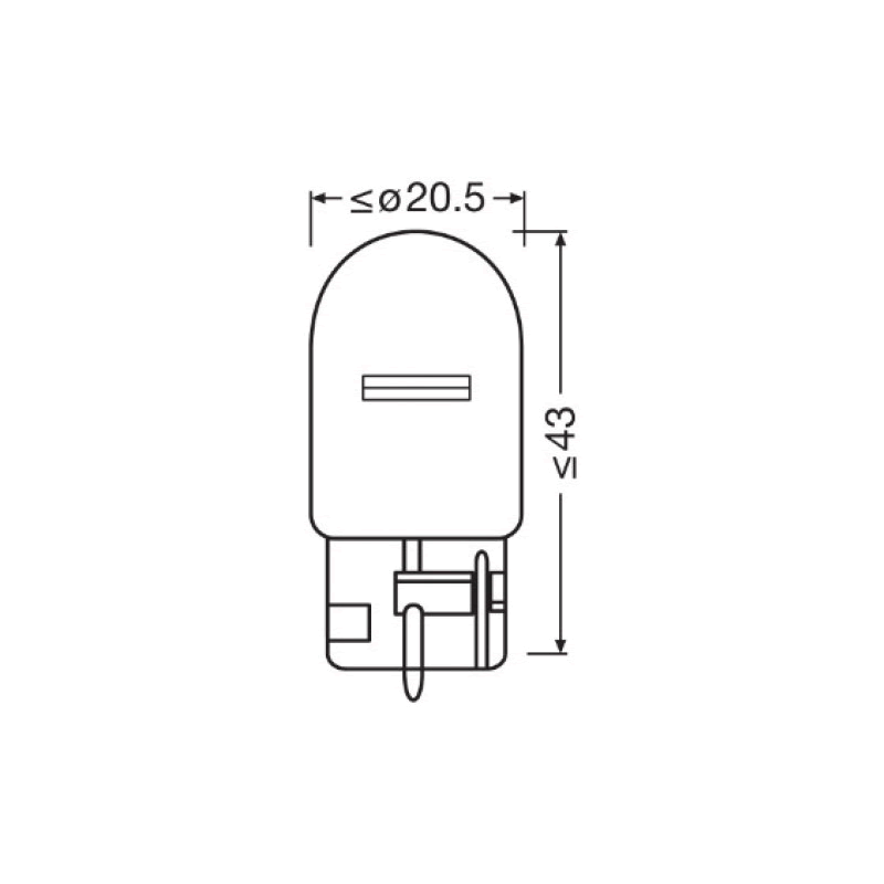 Bulb Indicator OSRAM  W21W 12V 21W