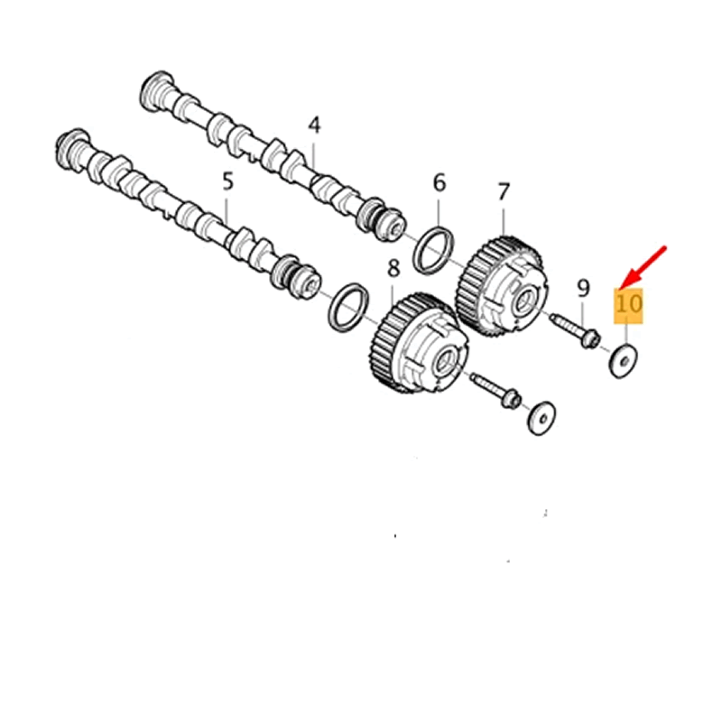 FORD, VOLVO Camshaft Plug 30640630