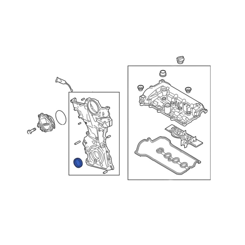 MAZDA Crankshaft Seal VICTOR REINZ PE0110602