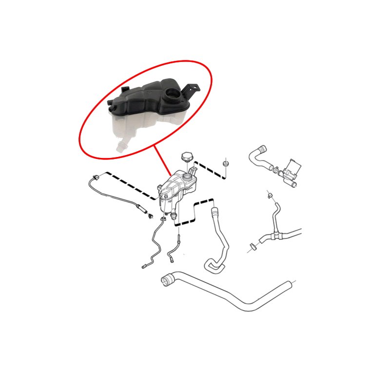 LAND ROVER /  VOLVO Coolant Reservoir Tank OSSCA 31200321