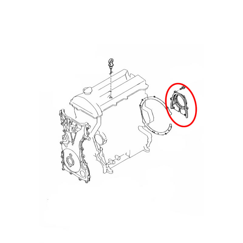 MAZDA Crankshaft Seal Transmission End LF0111310