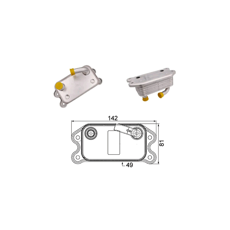 VOLVO Engine Oil Cooler OSSCA 31201909