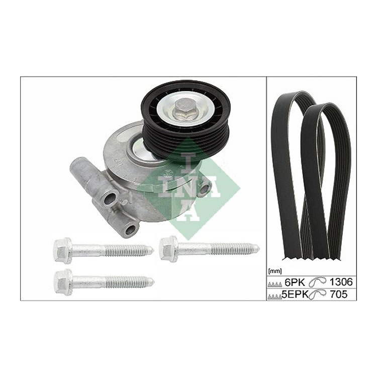 VOLVO V-Ribbed Belt Kit, INA SCHAEFFLER