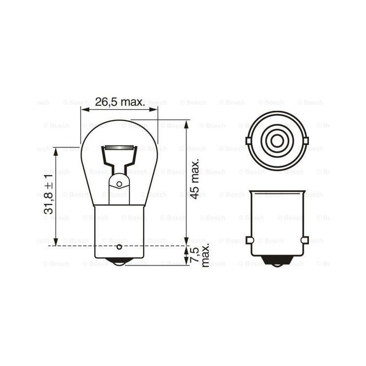 GENUINE VOLVO Stop Light Bulb image 3