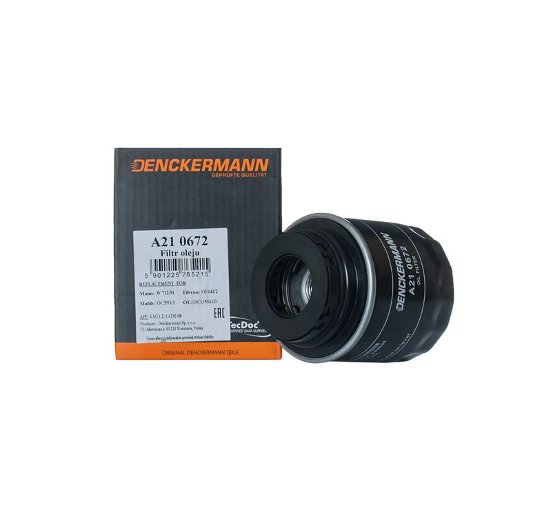 AUDI / VW Oil Filter DENCKERMANN A210672