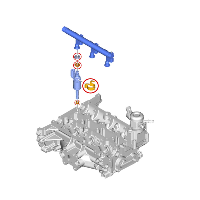 Volvo Injection Nozzle Repair Kit BOSCH 2707010061 image 3