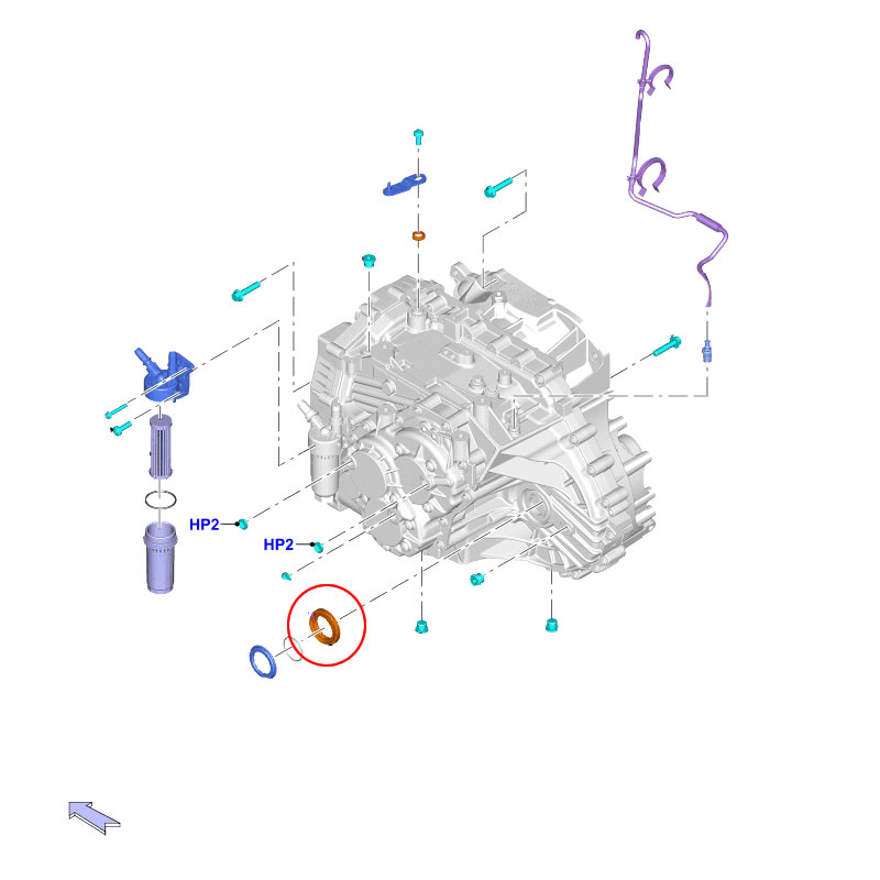 FORD, VOLVO Shaft Seal CORTECO 31256727